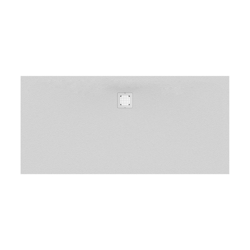 Immagine di Ideal Standard ULTRA FLAT S piatto doccia rettangolare L.170 P.90 cm ultrasottile, colore bianco finitura opaco effetto pietra K8285FR