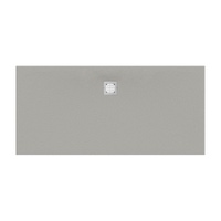 Immagine di Ideal Standard ULTRA FLAT S piatto doccia rettangolare L.170 P.90 cm ultrasottile, colore grigio cemento finitura opaco effetto pietra K8285FS