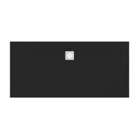 Immagine di Ideal Standard ULTRA FLAT S piatto doccia rettangolare L.170 P.90 cm ultrasottile, colore nero finitura opaco effetto pietra K8285FV