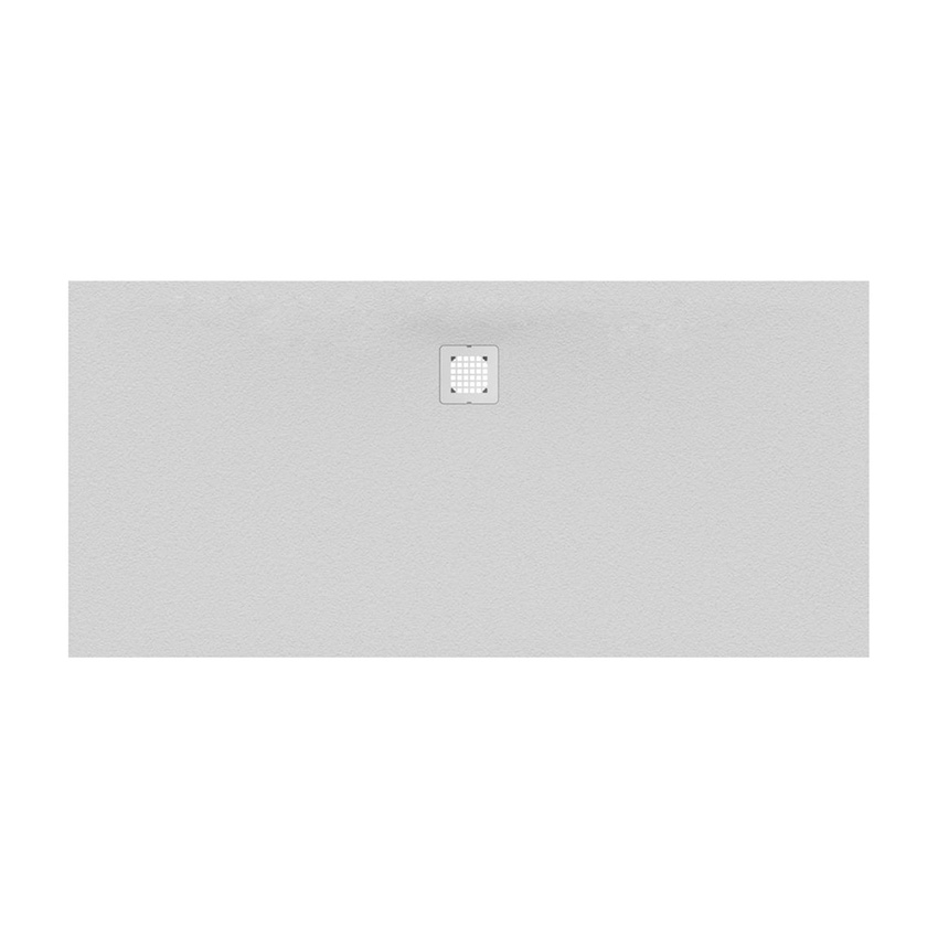 Immagine di Ideal Standard ULTRA FLAT S piatto doccia rettangolare L.170 P.70 cm ultrasottile, colore bianco finitura opaco effetto pietra K8281FR