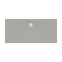 Immagine di Ideal Standard ULTRA FLAT S piatto doccia rettangolare L.170 P.70 cm ultrasottile, colore grigio cemento finitura opaco effetto pietra K8281FS