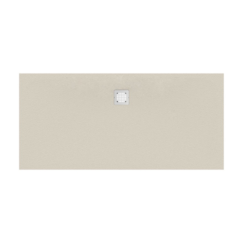 Immagine di Ideal Standard ULTRA FLAT S piatto doccia rettangolare L.170 P.70 cm ultrasottile, colore sabbia finitura opaco effetto pietra K8281FT