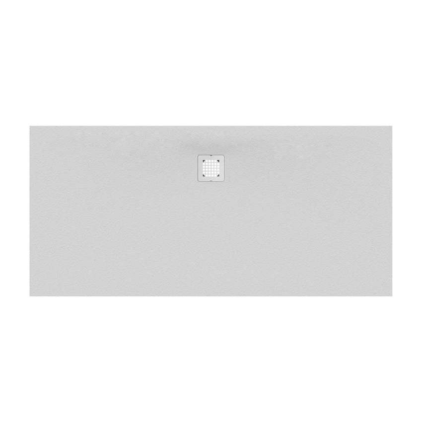 Immagine di Ideal Standard ULTRA FLAT S piatto doccia rettangolare L.170 P.80 cm ultrasottile, colore bianco finitura opaco effetto pietra K8284FR