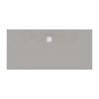 Immagine di Ideal Standard ULTRA FLAT S piatto doccia rettangolare L.170 P.80 cm ultrasottile, colore grigio cemento finitura opaco effetto pietra K8284FS