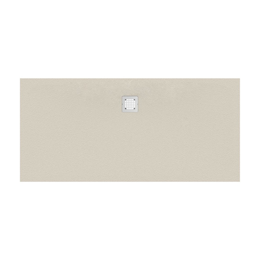Immagine di Ideal Standard ULTRA FLAT S piatto doccia rettangolare L.170 P.80 cm ultrasottile, colore sabbia finitura opaco effetto pietra K8284FT