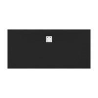 Immagine di Ideal Standard ULTRA FLAT S piatto doccia rettangolare L.170 P.80 cm ultrasottile, colore nero finitura opaco effetto pietra K8284FV