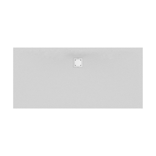 Immagine di Ideal Standard ULTRA FLAT S piatto doccia rettangolare L.180 P.90 cm ultrasottile, colore bianco finitura opaco effetto pietra K8306FR