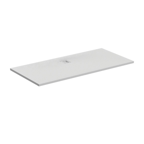 Immagine di Ideal Standard ULTRA FLAT S piatto doccia rettangolare L.180 P.90 cm ultrasottile, colore bianco finitura opaco effetto pietra K8306FR
