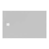 Immagine di Ideal Standard ULTRA FLAT S piatto doccia rettangolare L.160 P.100 cm ultrasottile, colore bianco finitura opaco effetto pietra K8319FR