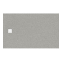 Immagine di Ideal Standard ULTRA FLAT S piatto doccia rettangolare L.160 P.100 cm ultrasottile, colore grigio cemento finitura opaco effetto pietra K8319FS