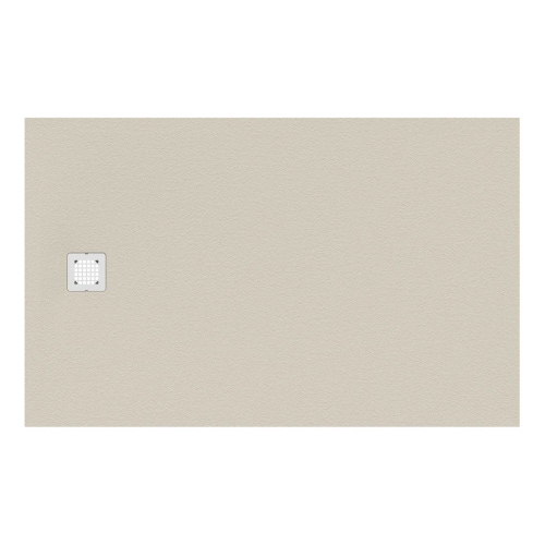 Immagine di Ideal Standard ULTRA FLAT S piatto doccia rettangolare L.160 P.100 cm ultrasottile, colore sabbia finitura opaco effetto pietra K8319FT