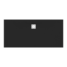 Immagine di Ideal Standard ULTRA FLAT S piatto doccia rettangolare L.180 P.100 cm ultrasottile, colore nero finitura opaco effetto pietra K8320FV