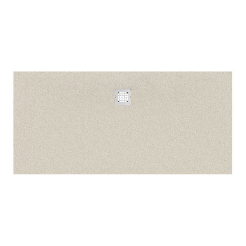Immagine di Ideal Standard ULTRA FLAT S piatto doccia rettangolare L.200 P.100 cm ultrasottile, colore sabbia finitura opaco effetto pietra K8327FT