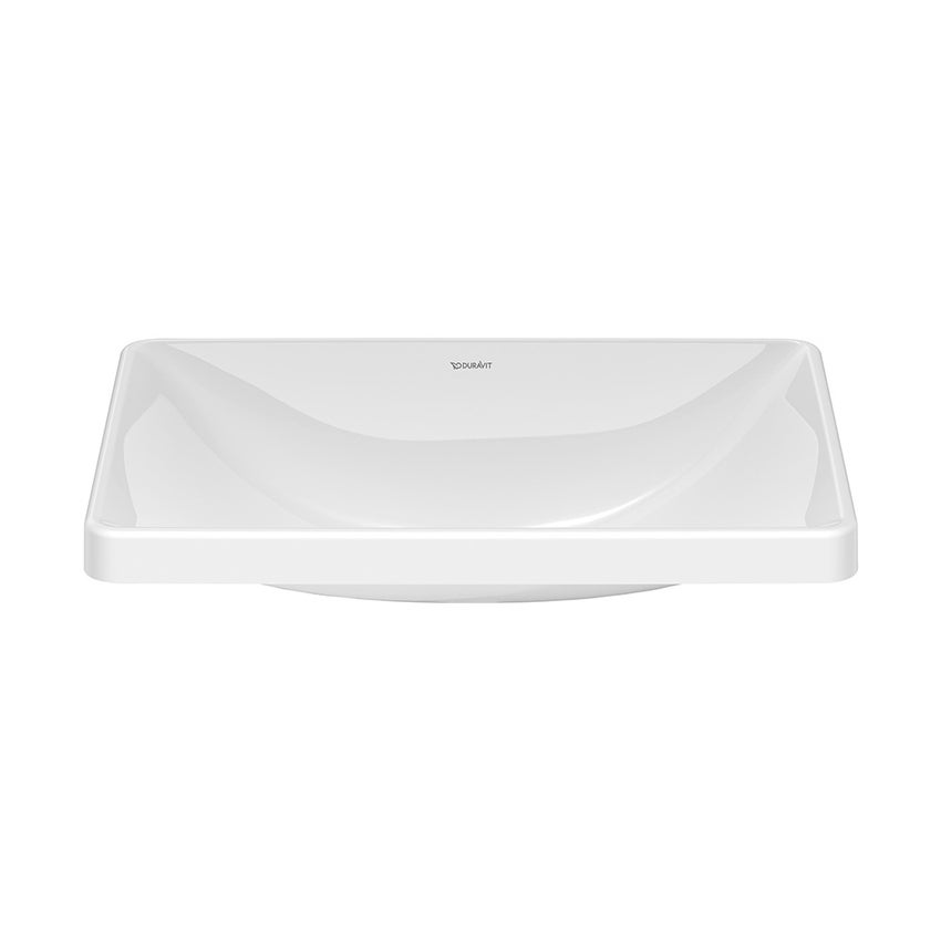 Immagine di Duravit D-NEO lavabo da incasso soprapiano 60 cm, senza troppopieno, colore bianco 0358600079