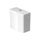 Duravit D-NEO cassetta di sciacquo con batteria Dual Flush, pulsante cromato, per attacco sx, dx o centrale alto, 6/3 l, UWL classe 2, Wondergliss, colore bianco 09440000051
