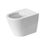 Immagine di Duravit D-NEO set completo sanitari a pavimento, vaso senza brida con sedile a chiusura ammortizzata e bidet monoforo, colore bianco finitura lucido 2003090000+0021690000+2295100000