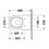 Immagine di Duravit D-NEO set completo sanitari a pavimento, vaso senza brida con sedile a chiusura ammortizzata e bidet monoforo, colore bianco finitura lucido 2003090000+0021690000+2295100000