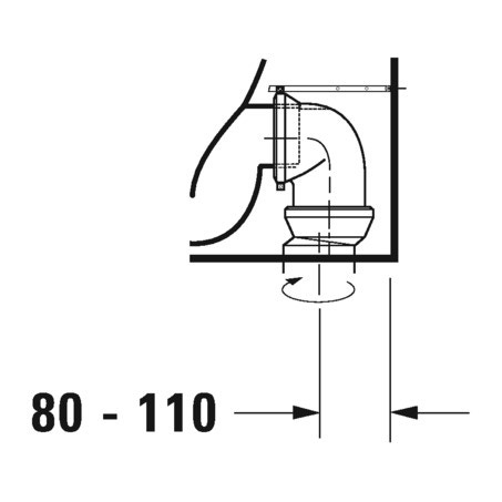 Immagine di Duravit D-NEO set completo sanitari a pavimento, vaso senza brida con sedile a chiusura ammortizzata e bidet monoforo, colore bianco finitura lucido 2003090000+0021690000+2295100000