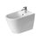 Immagine di Duravit D-NEO bidet a pavimento monoforo, con troppopieno, con bordo per rubinetteria, colore bianco 2294100000