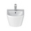 Immagine di Duravit D-NEO bidet sospeso monoforo, con troppopieno, con bordo per rubinetteria, colore bianco 2294150000