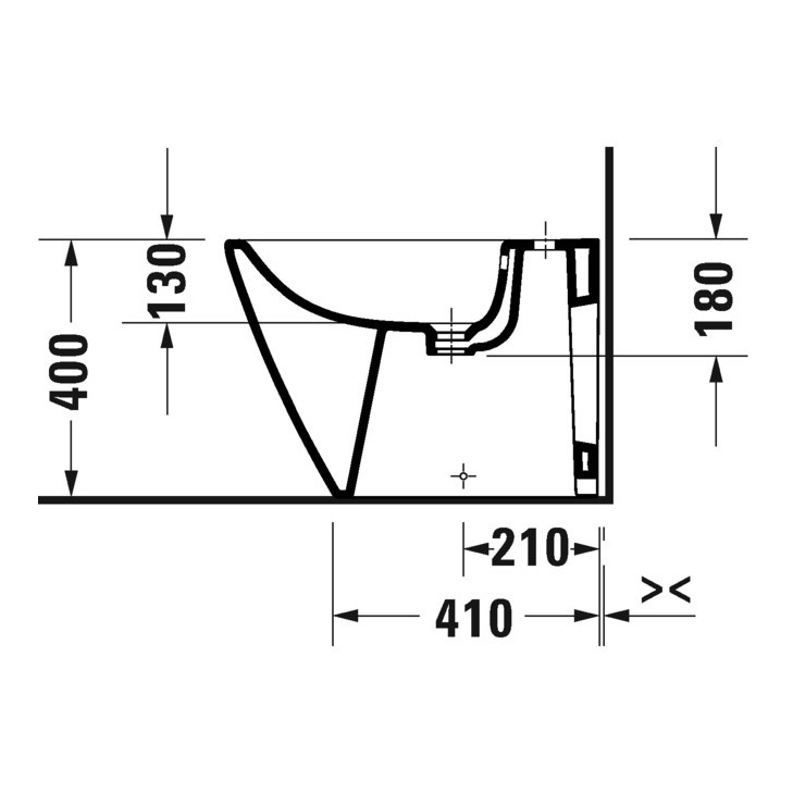 Immagine di Duravit D-NEO set completo sanitari a pavimento, vaso senza brida con sedile a chiusura ammortizzata e bidet monoforo, colore bianco finitura lucido 2003090000+0021690000+2295100000