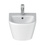 Immagine di Duravit D-NEO bidet sospeso monoforo, con troppopieno, con bordo per rubinetteria, colore bianco 2295150000