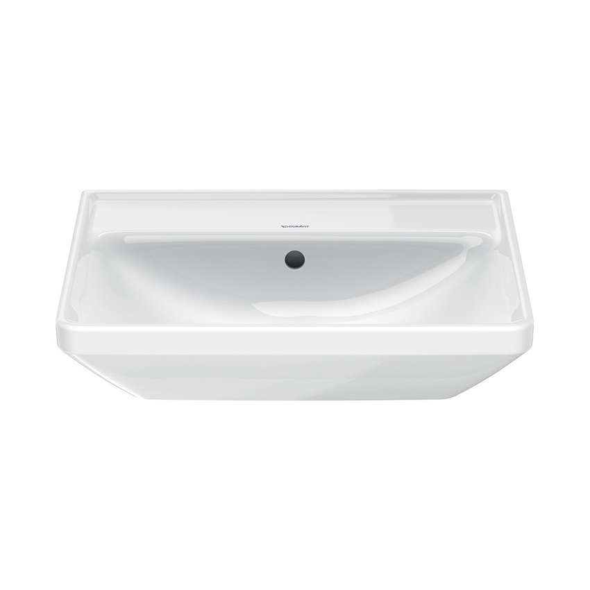 Immagine di Duravit D-NEO lavabo 55 cm, con troppopieno, lato inferiore smaltato, colore bianco 2366550060