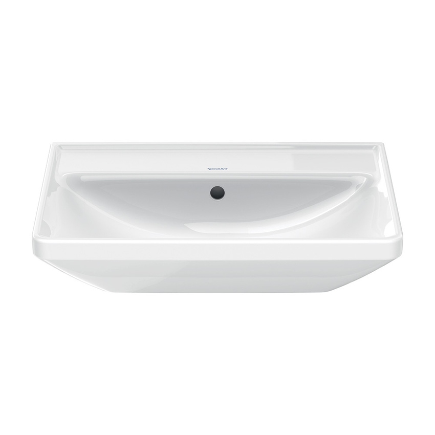 Immagine di Duravit D-NEO lavabo 60 cm, con troppopieno, lato inferiore smaltato, colore bianco 2366600060