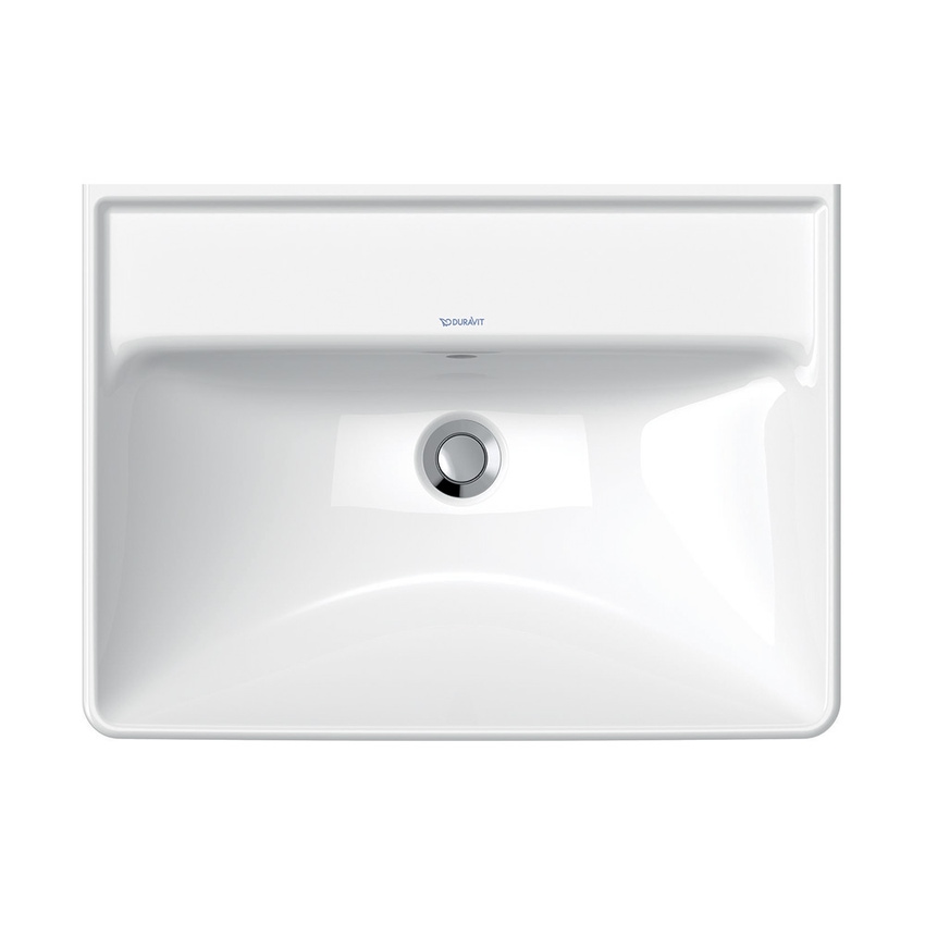 Immagine di Duravit D-NEO lavabo 60 cm, con troppopieno, lato inferiore smaltato, colore bianco 2366600060