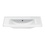Immagine di Duravit D-NEO lavabo consolle 80 cm, con troppopieno, lato inferiore smaltato, colore bianco 2367800060