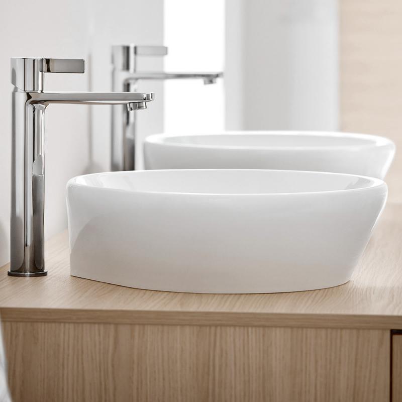 Immagine di Duravit D-NEO bacinella da appoggio soprapiano 40 cm, senza troppopieno, colore bianco 2371400070