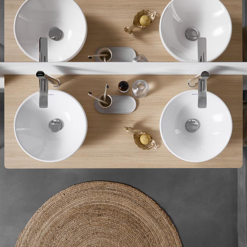 Immagine di Duravit D-NEO bacinella da appoggio soprapiano 40 cm, senza troppopieno, colore bianco 2371400070