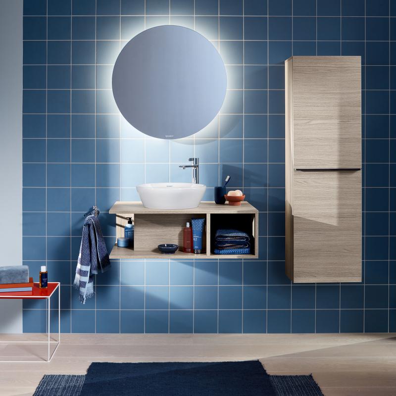 Immagine di Duravit D-NEO bacinella da appoggio soprapiano 40 cm, senza troppopieno, colore bianco 2371400070