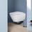 Immagine di Duravit D-NEO vaso sospeso Rimless® senza brida, senza sedile, a cacciata, UWL classe 1, colore bianco 2577090000