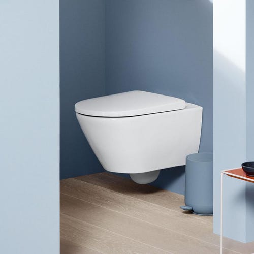 Immagine di Duravit D-NEO vaso sospeso Rimless® senza brida, senza sedile, a cacciata, UWL classe 1, colore bianco 2577090000