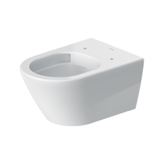 Immagine di Duravit D-NEO vaso sospeso Rimless® senza brida, senza sedile, a cacciata, UWL classe 1, colore bianco 2577090000