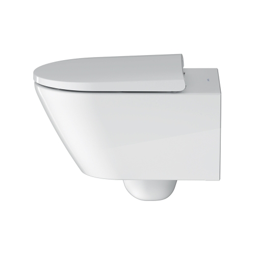 Immagine di Duravit D-NEO vaso sospeso Rimless® senza brida, senza sedile, a cacciata, UWL classe 1, colore bianco 2577090000