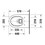 Immagine di Duravit D-NEO vaso sospeso Rimless® senza brida, senza sedile, a cacciata, UWL classe 1, colore bianco 2577090000