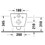 Immagine di Duravit D-NEO vaso sospeso Rimless® senza brida, senza sedile, a cacciata, UWL classe 1, colore bianco 2577090000