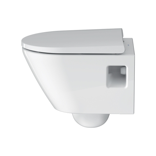 Immagine di Duravit D-NEO vaso sospeso Compact Rimless® senza brida, senza sedile, a cacciata, UWL classe 1, 4,5 l, colore bianco 2587090000