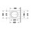 Immagine di Duravit D-NEO vaso sospeso Compact Rimless® senza brida, senza sedile, a cacciata, UWL classe 1, 4,5 l, colore bianco 2587090000