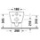 Immagine di Duravit D-NEO vaso sospeso Compact Rimless® senza brida, senza sedile, a cacciata, UWL classe 1, 4,5 l, colore bianco 2587090000