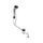 Duravit Colonna di scarico con troppopieno Quadroval, con erogazione dal troppopieno, diametro dello scarico 52 mm 792217000001000