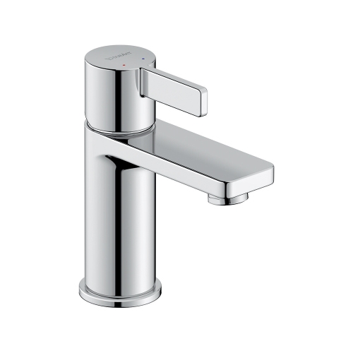 Immagine di Duravit D-NEO miscelatore monocomando H.15.1 cm, per lavabo S, senza salterello, finitura cromo DE1010002010