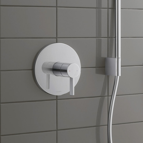 Immagine di Duravit D-NEO miscelatore monocomando doccia a incasso, corpo incasso non incluso, senza deviatore, finitura cromo DE4210010010