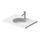 Duravit CAPE COD lavabo consolle 70 cm, senza troppopieno, con bordo per rubinetteria, per base sottolavabo, Wondergliss, colore bianco 23397000001