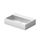 Duravit VERO AIR lavabo consolle Compact 60 cm, senza troppopieno, lato inferiore smaltato, Wondergliss, colore bianco 23686000791