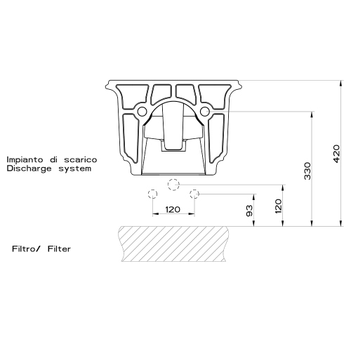 Immagine di Gessi Bidet in ceramica sospeso, con troppopieno, monoforo, colore bianco finitura lucido 46755#518