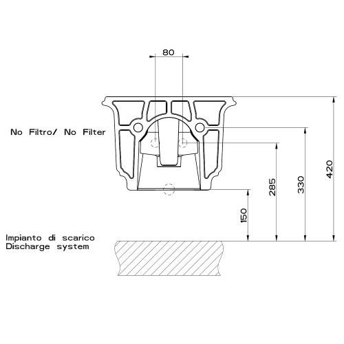 Immagine di Gessi Bidet in ceramica sospeso, con troppopieno, monoforo, colore bianco finitura lucido 46755#518