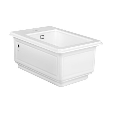 Immagine di Gessi Bidet in ceramica sospeso, con troppopieno, monoforo, colore bianco finitura lucido 46755#518